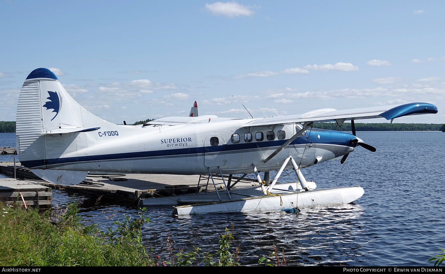 Aircraft Photo of C-FODQ | Vazar DHC-3T Turbine Otter | Superior Airways | AirHistory.net #784478