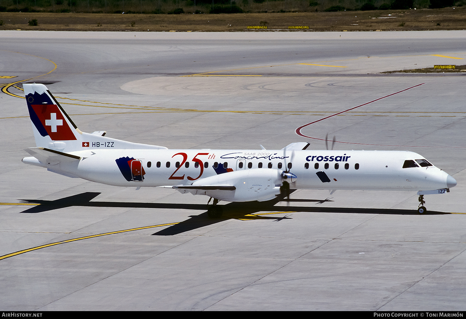 Aircraft Photo of HB-IZZ | Saab 2000 | Crossair | AirHistory.net #784484