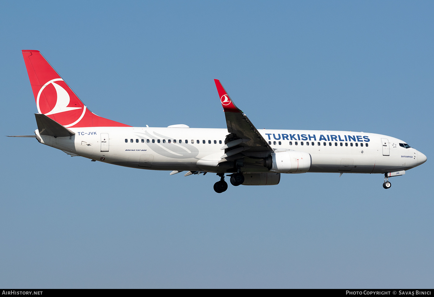 Aircraft Photo of TC-JVK | Boeing 737-8F2 | Turkish Airlines | AirHistory.net #784502