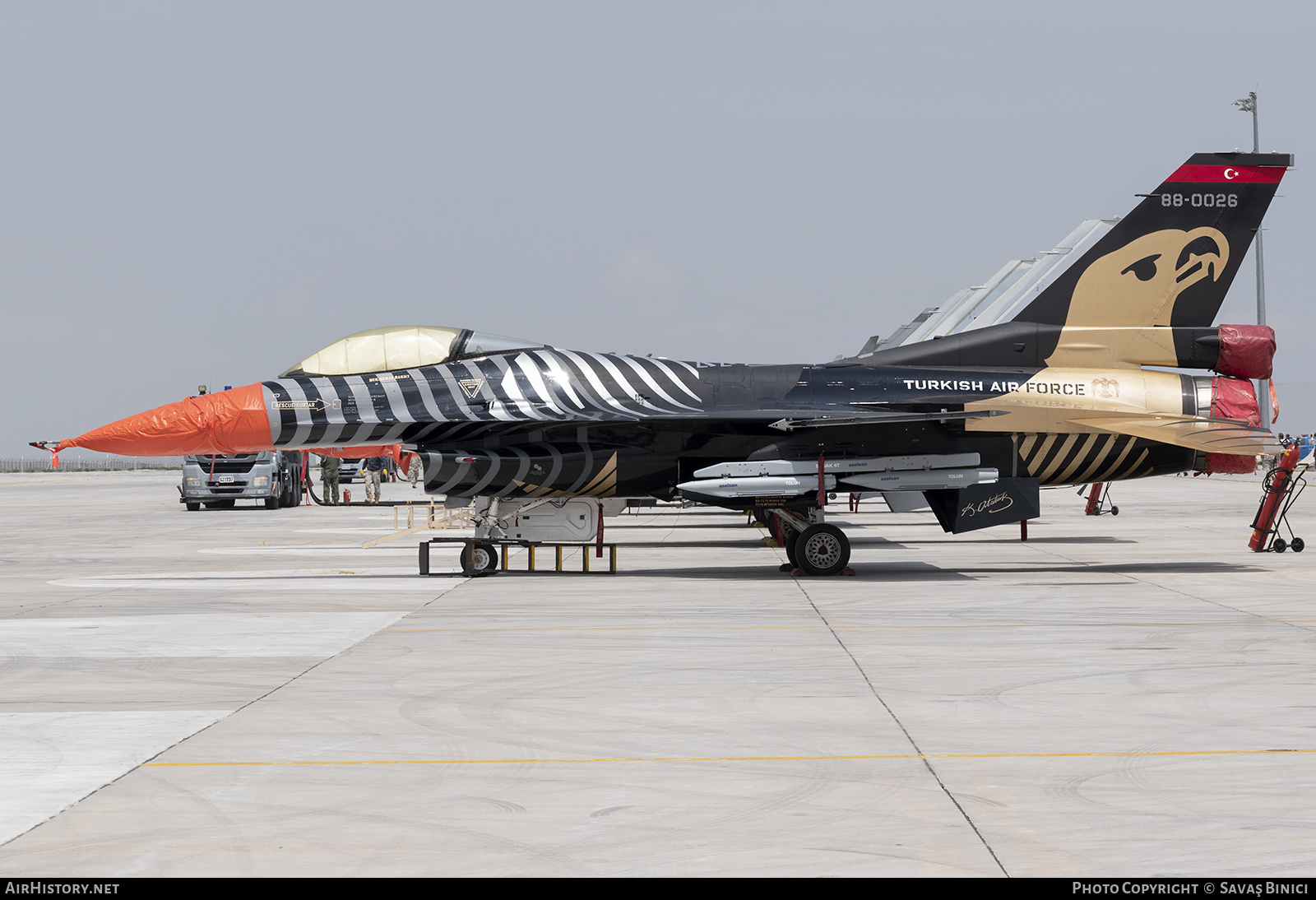 Aircraft Photo of 88-0026 | General Dynamics F-16C Fighting Falcon | Turkey - Air Force | AirHistory.net #784522