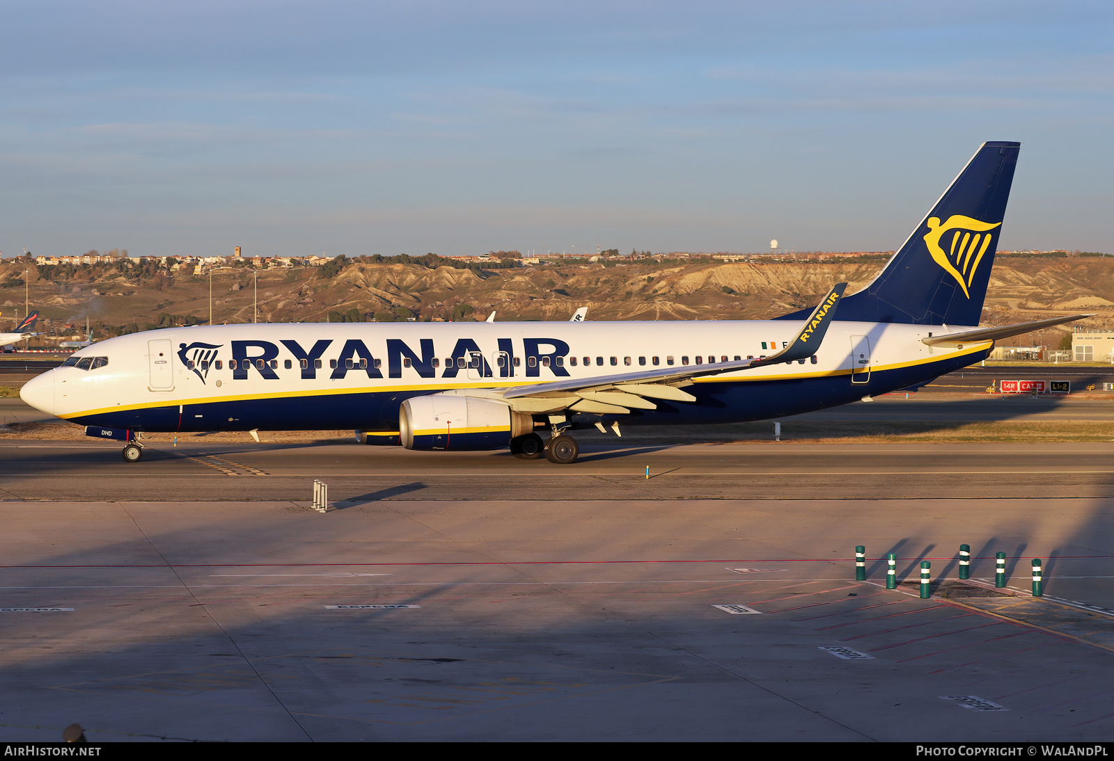 Aircraft Photo of EI-DHD | Boeing 737-8AS | Ryanair | AirHistory.net #784546