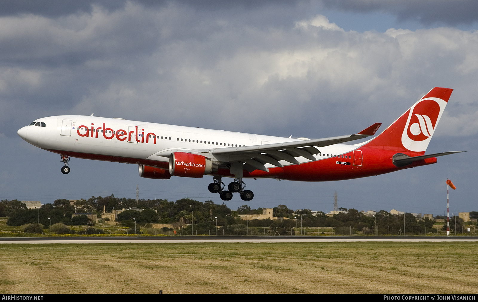 Aircraft Photo of EI-GFD | Airbus A330-223 | Air Berlin | AirHistory.net #784577
