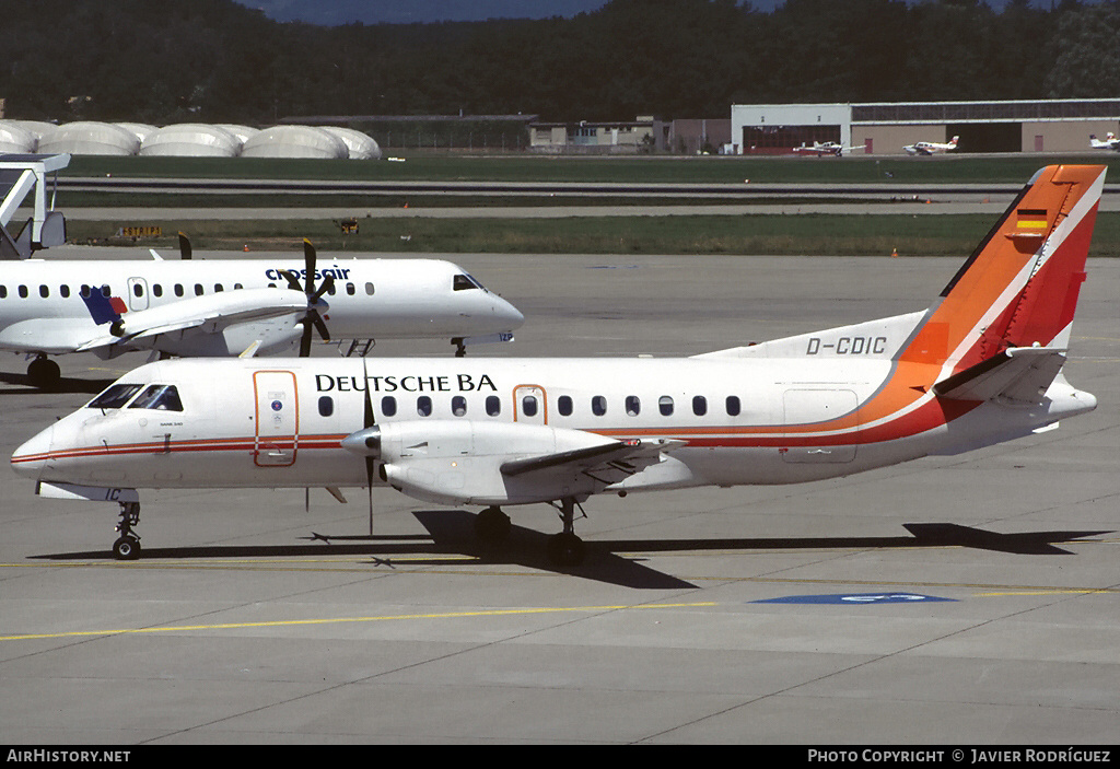 Aircraft Photo of D-CDIC | Saab 340A | Deutsche BA | AirHistory.net #784582