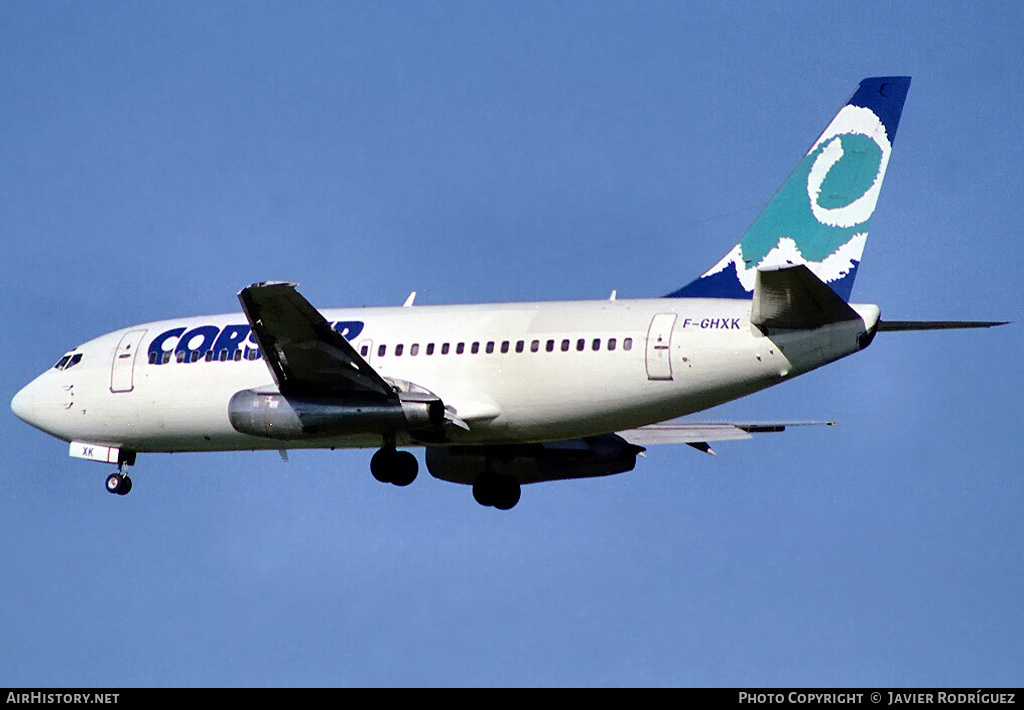 Aircraft Photo of F-GHXK | Boeing 737-2A1/Adv | Corsair | AirHistory.net #784589
