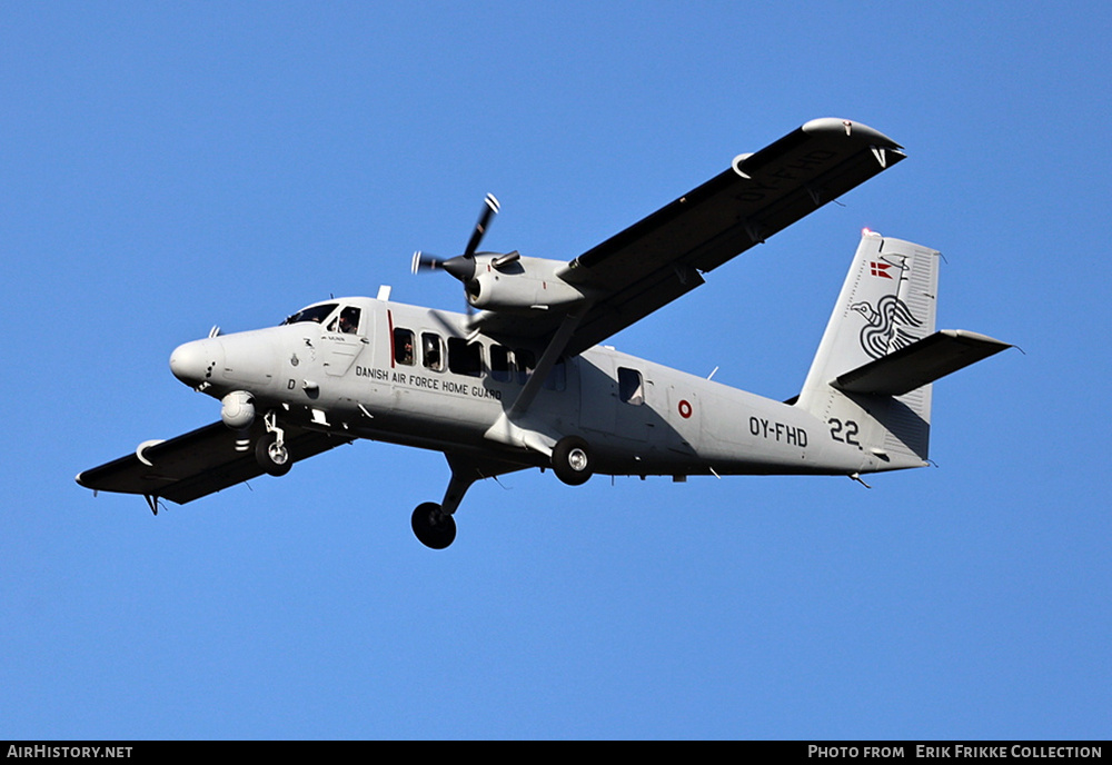 Aircraft Photo of OY-FHD | De Havilland Canada DHC-6-300 Twin Otter | Denmark - Air Force | AirHistory.net #784603