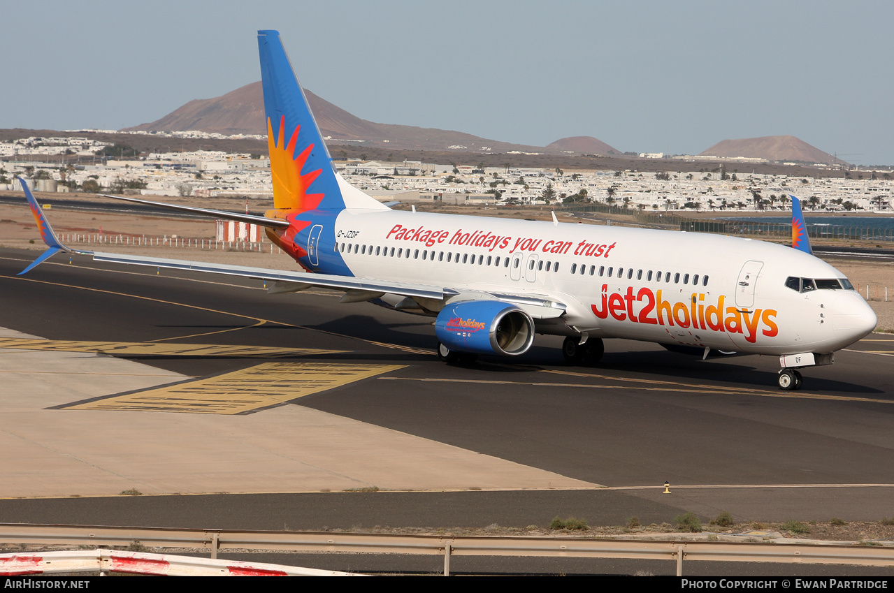 Aircraft Photo of G-JZDF | Boeing 737-8H6 | Jet2 Holidays | AirHistory.net #784607