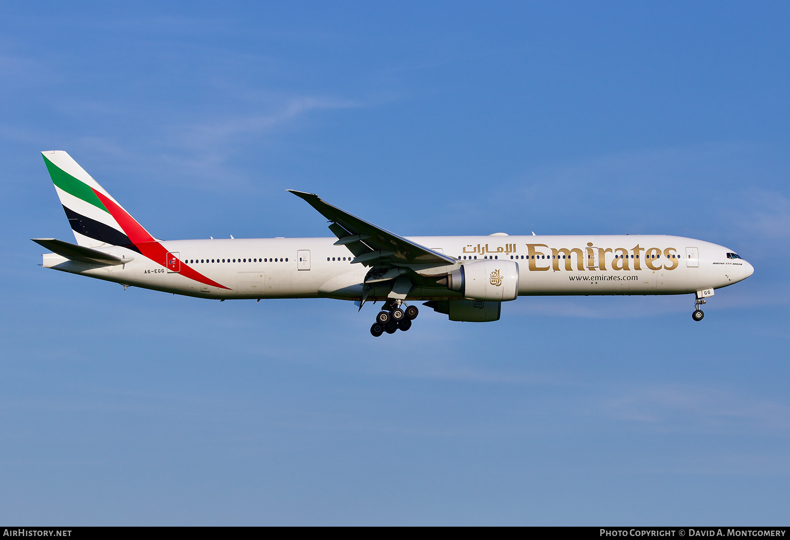 Aircraft Photo of A6-EGG | Boeing 777-31H/ER | Emirates | AirHistory.net #784610