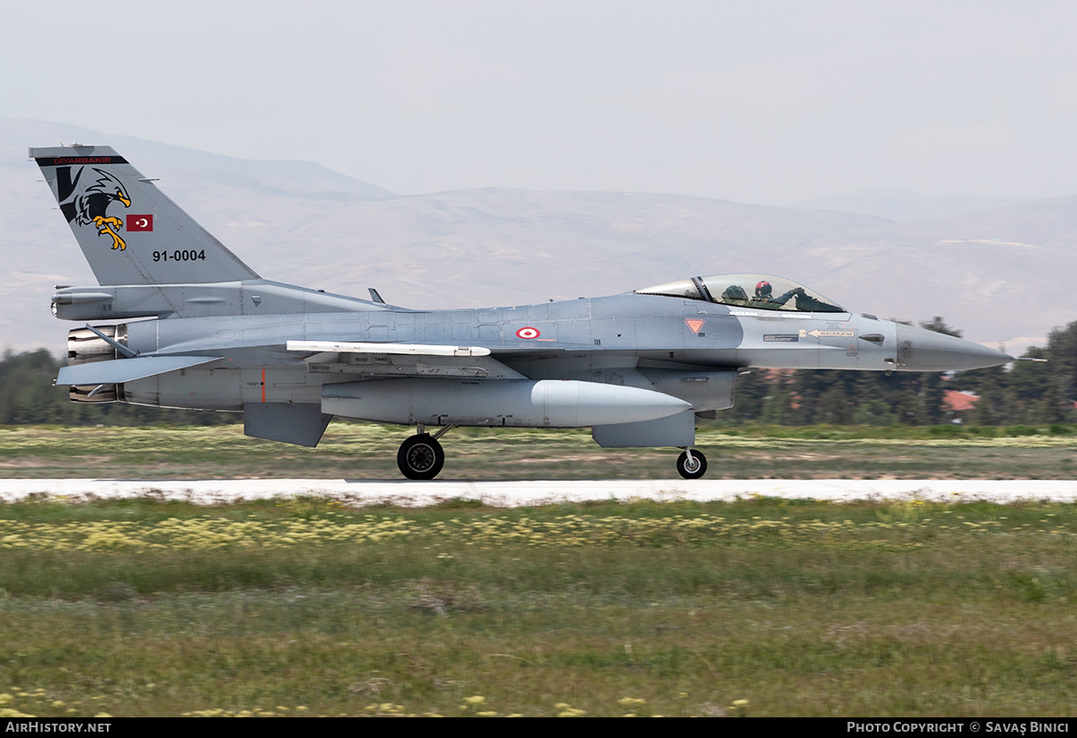 Aircraft Photo of 91-0004 | General Dynamics F-16C Fighting Falcon | Turkey - Air Force | AirHistory.net #784632