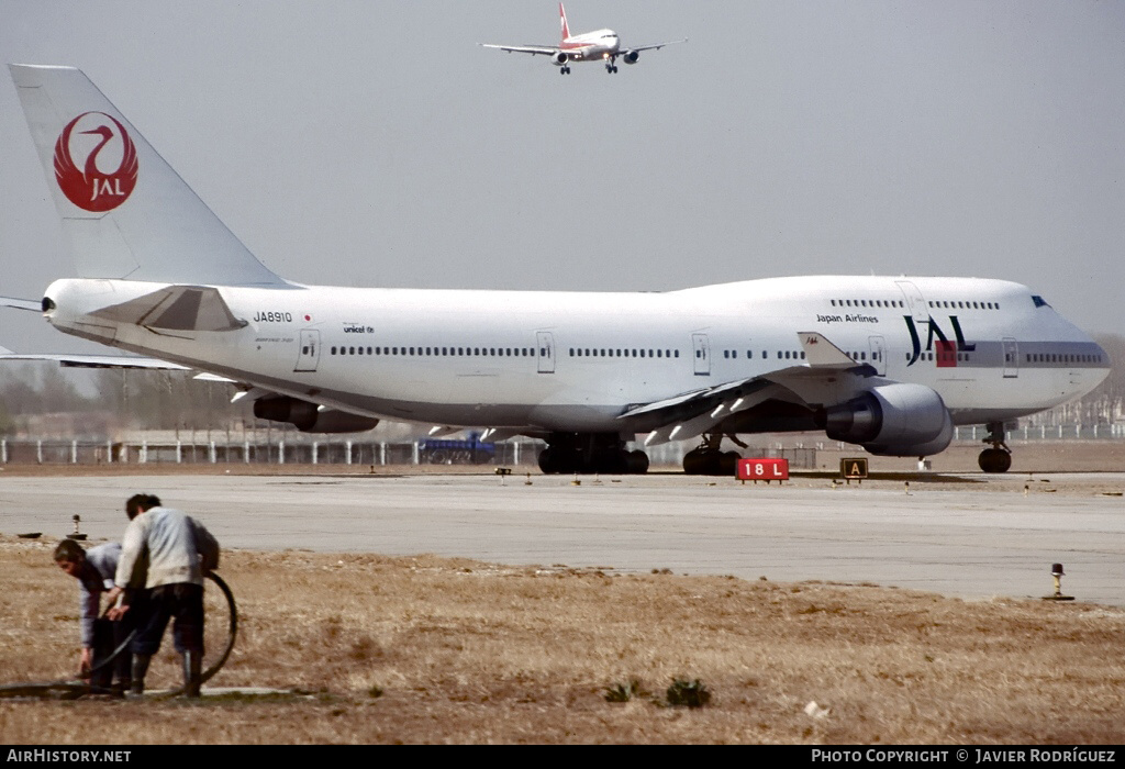 Aircraft Photo of JA8910 | Boeing 747-446 | Japan Airlines - JAL | AirHistory.net #784690