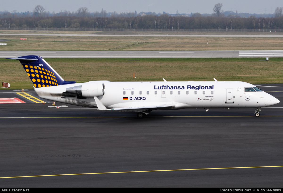 Aircraft Photo of D-ACRQ | Bombardier CRJ-200LR (CL-600-2B19) | Lufthansa Regional | AirHistory.net #784692