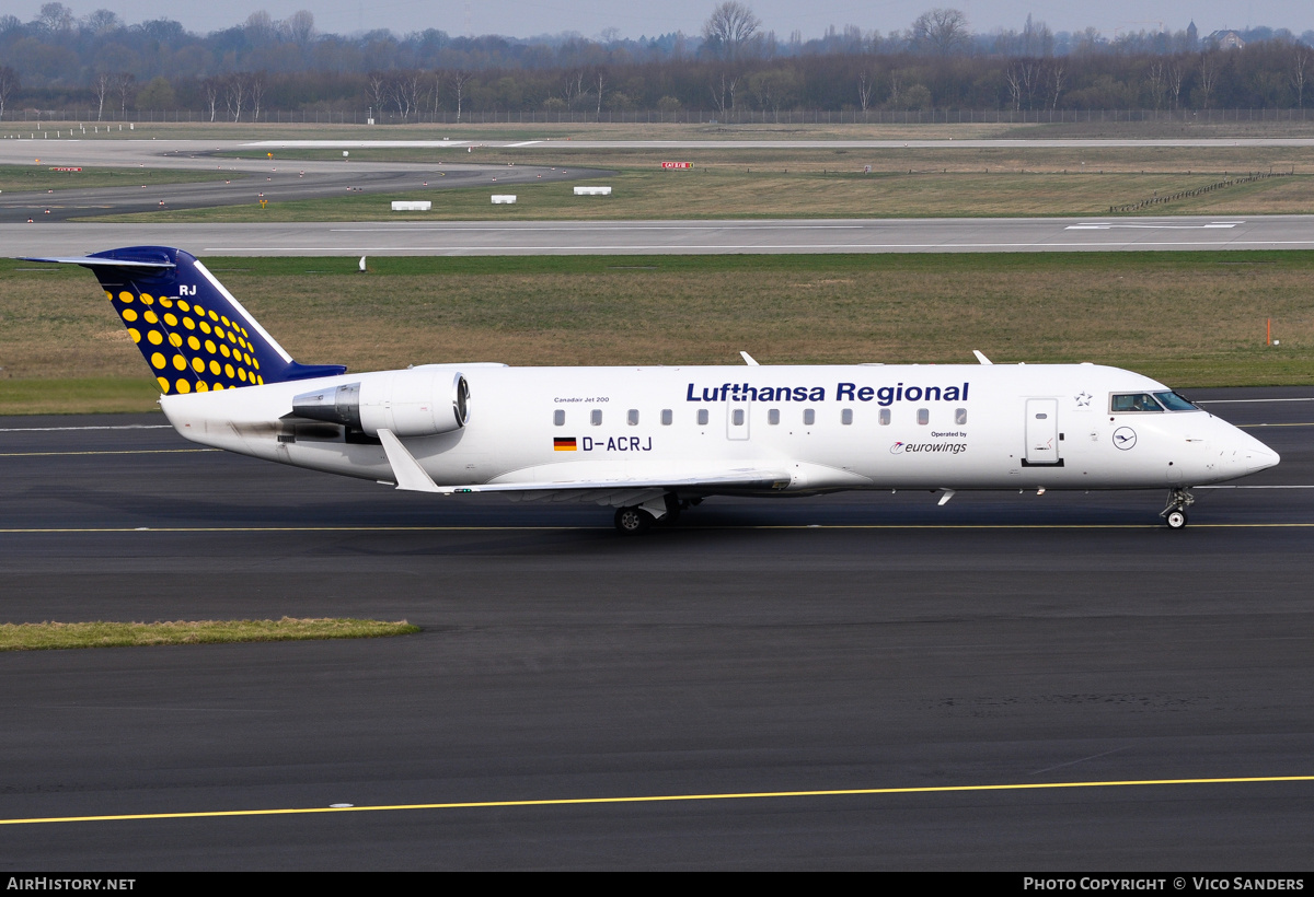 Aircraft Photo of D-ACRJ | Bombardier CRJ-200ER (CL-600-2B19) | Lufthansa Regional | AirHistory.net #784695