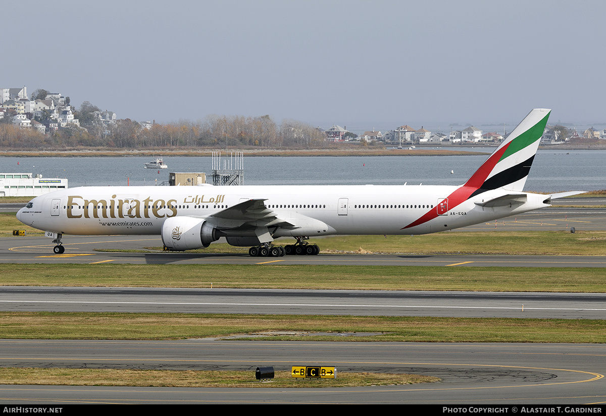 Aircraft Photo of A6-EQA | Boeing 777-300/ER | Emirates | AirHistory.net #784718