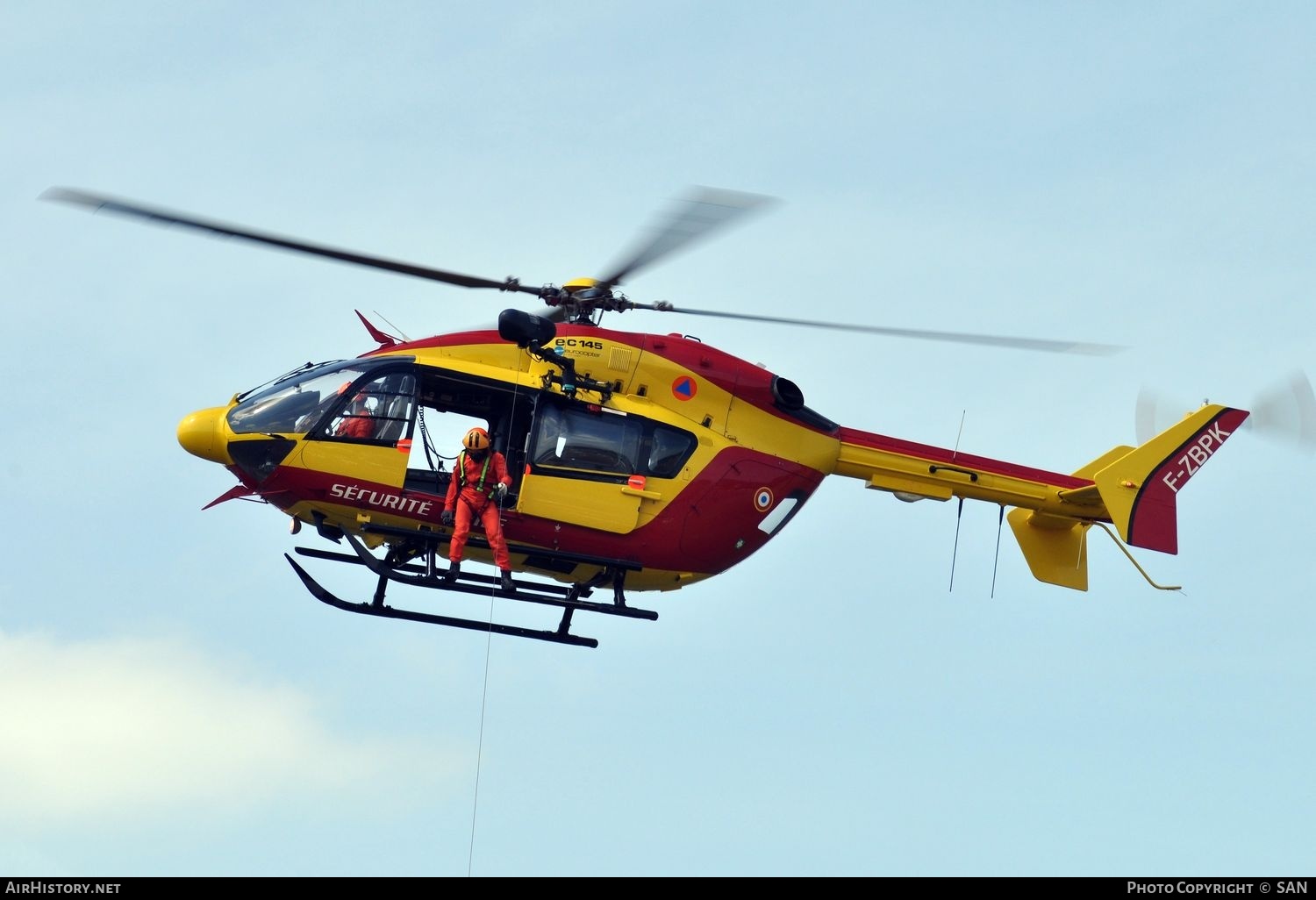 Aircraft Photo of F-ZBPK | Eurocopter-Kawasaki EC-145 (BK-117C-2) | Sécurité Civile | AirHistory.net #784721