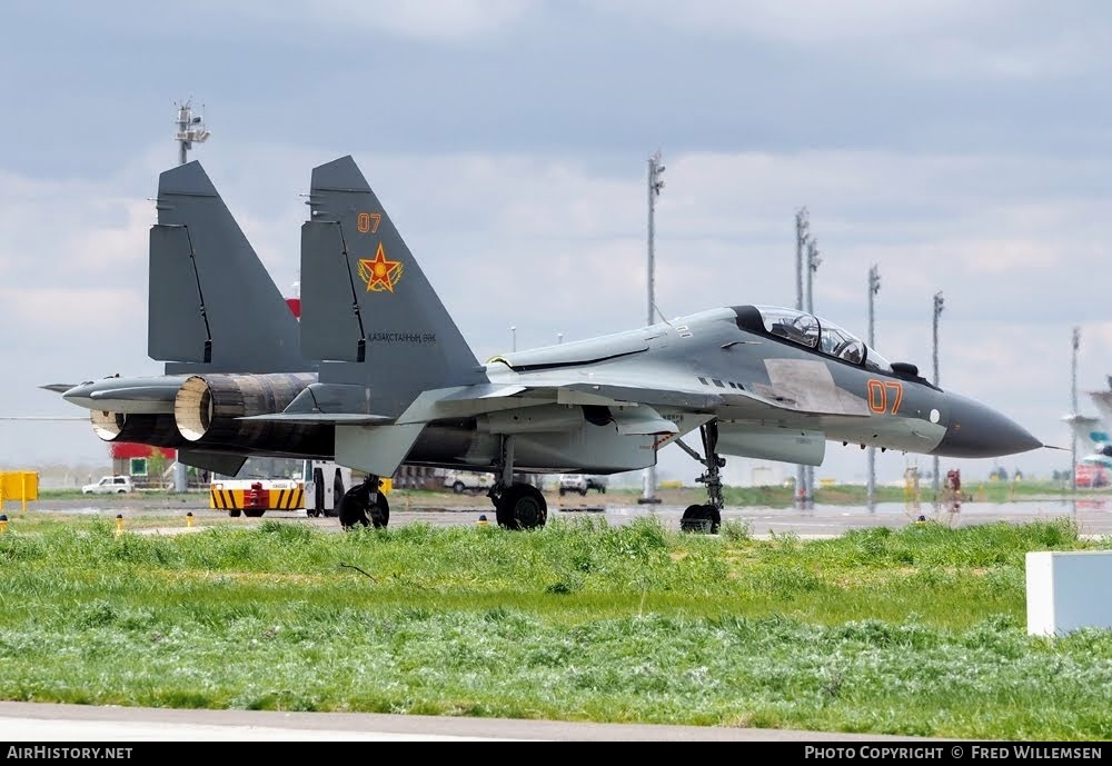 Aircraft Photo of 07 red | Sukhoi Su-30SM | Kazakhstan - Air Force | AirHistory.net #784738