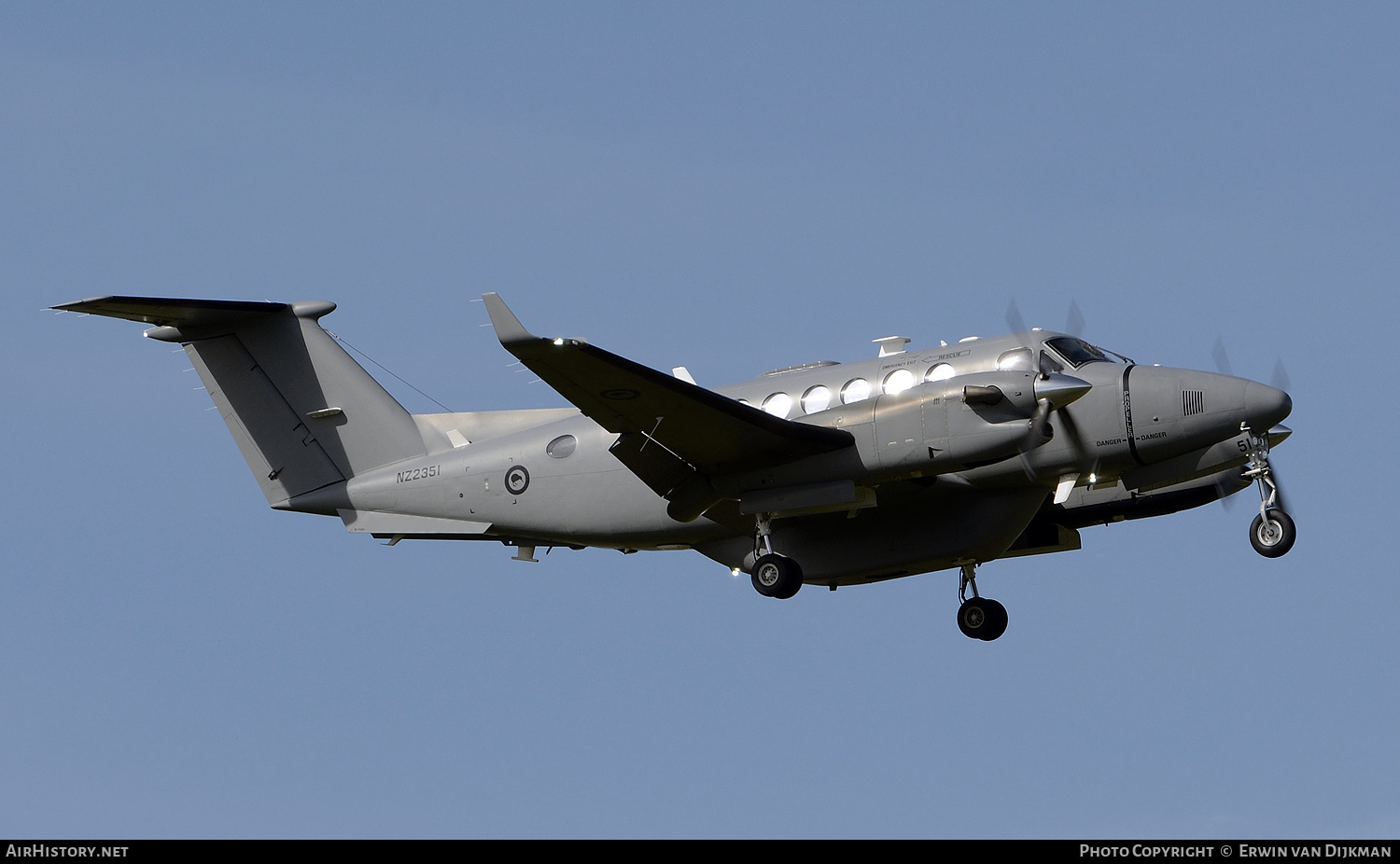 Aircraft Photo of NZ2351 | Beechcraft 350i King Air (B300) | New Zealand - Air Force | AirHistory.net #784742