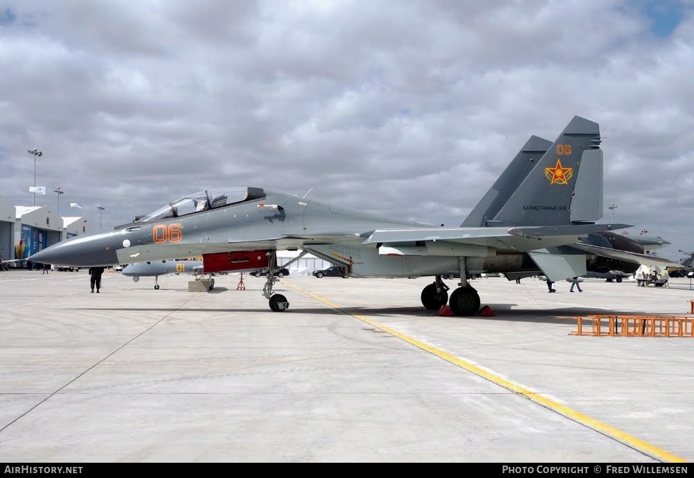 Aircraft Photo of 06 red | Sukhoi Su-30SM | Kazakhstan - Air Force | AirHistory.net #784743