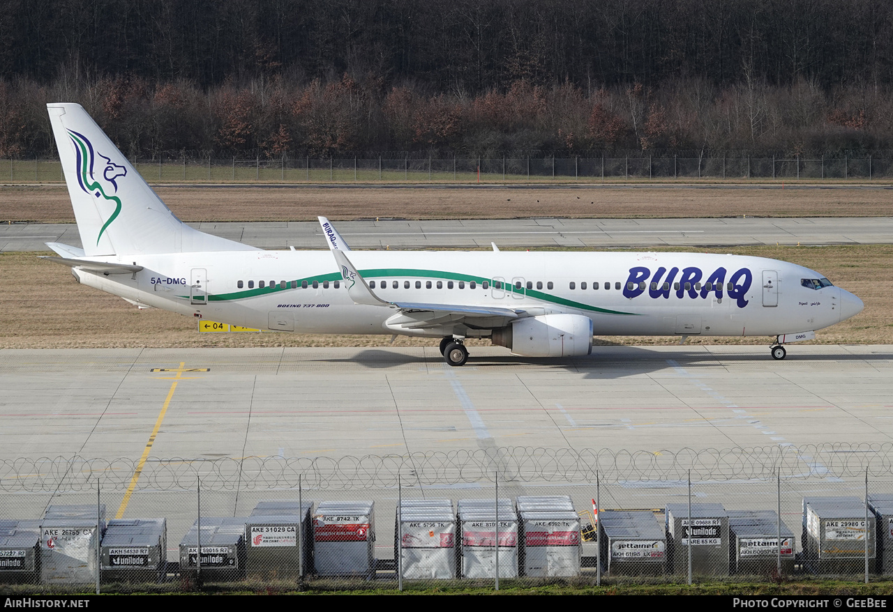 Aircraft Photo of 5A-DMG | Boeing 737-8GK | Buraq Air | AirHistory.net #784744