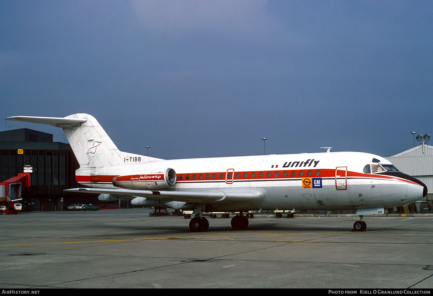 Aircraft Photo of I-TIBB | Fokker F28-1000 Fellowship | Unifly | AirHistory.net #784757