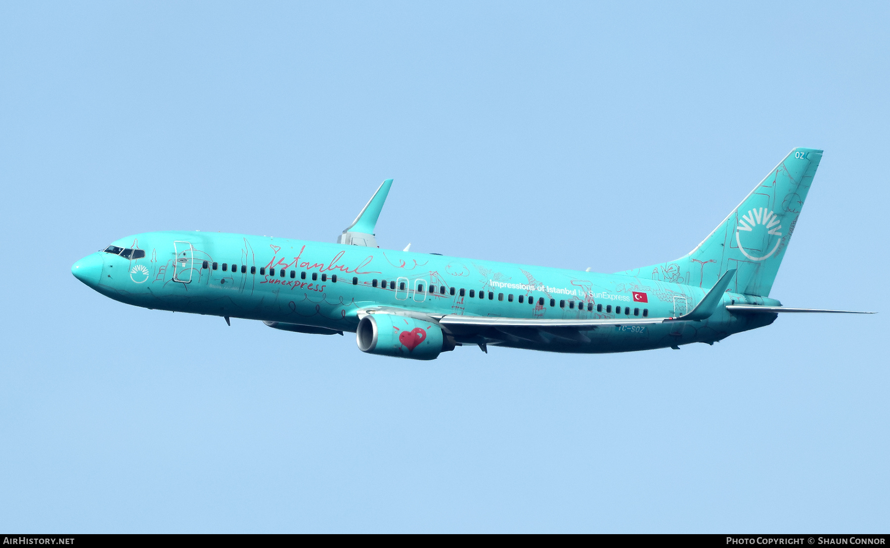 Aircraft Photo of TC-SOZ | Boeing 737-8HX | SunExpress | AirHistory.net #784759