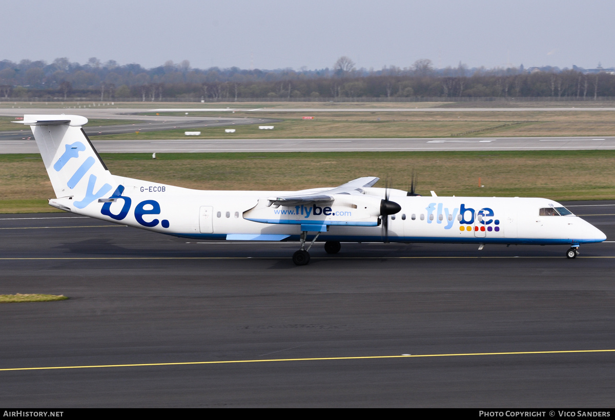 Aircraft Photo of G-ECOB | Bombardier DHC-8-402 Dash 8 | Flybe | AirHistory.net #784779