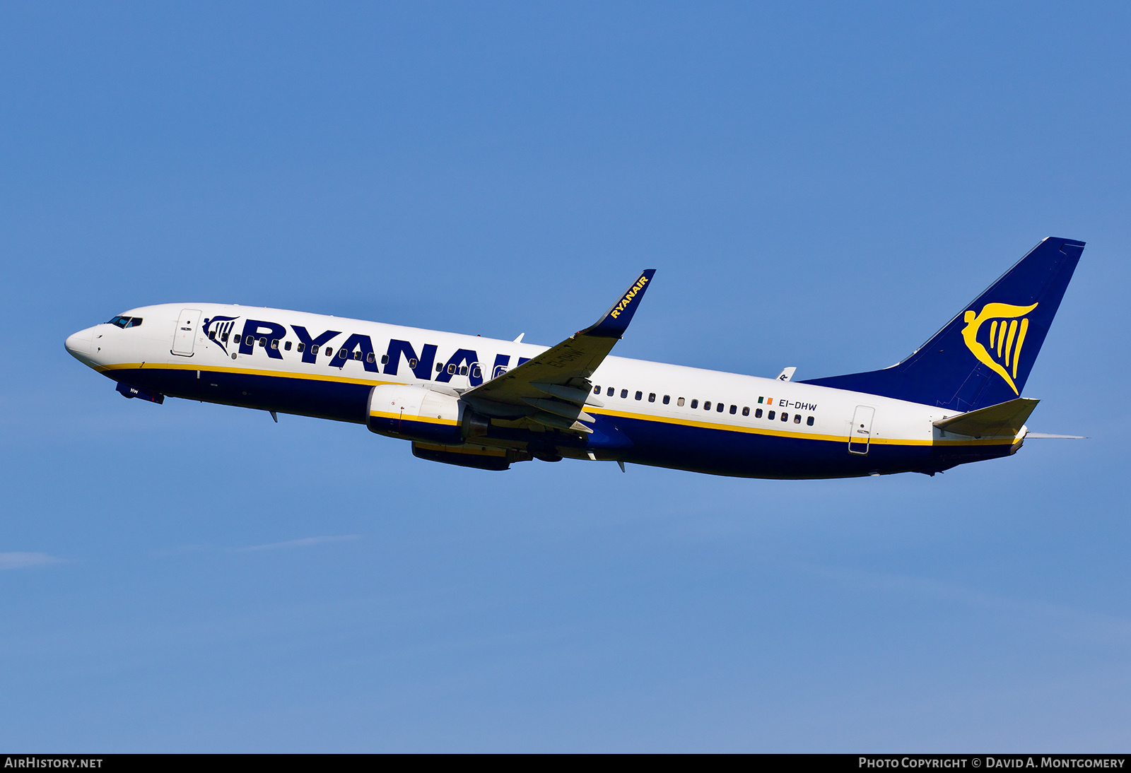 Aircraft Photo of EI-DHW | Boeing 737-8AS | Ryanair | AirHistory.net #784793
