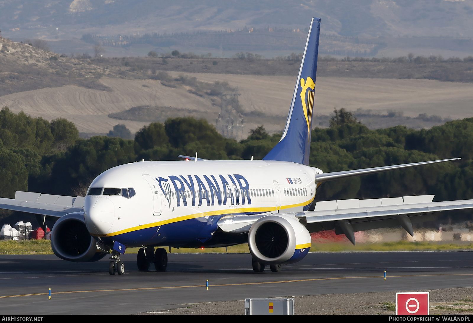 Aircraft Photo of 9H-VUS | Boeing 737-8200 Max 200 | Ryanair | AirHistory.net #784814
