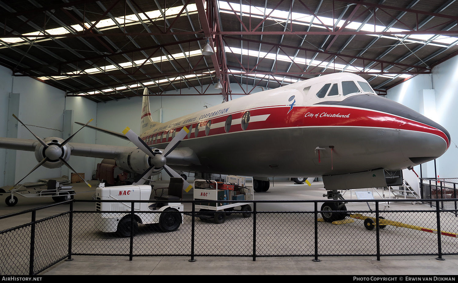 Aircraft Photo of ZK-BRF | Vickers 807 Viscount | New Zealand National Airways Corporation - NAC | AirHistory.net #784843