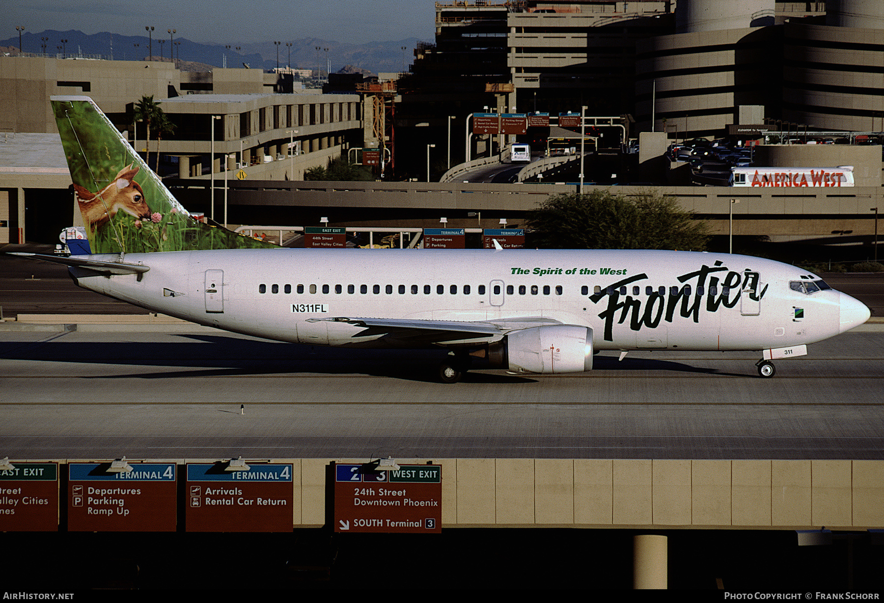 Aircraft Photo of N311FL | Boeing 737-3S1 | Frontier Airlines | AirHistory.net #784860