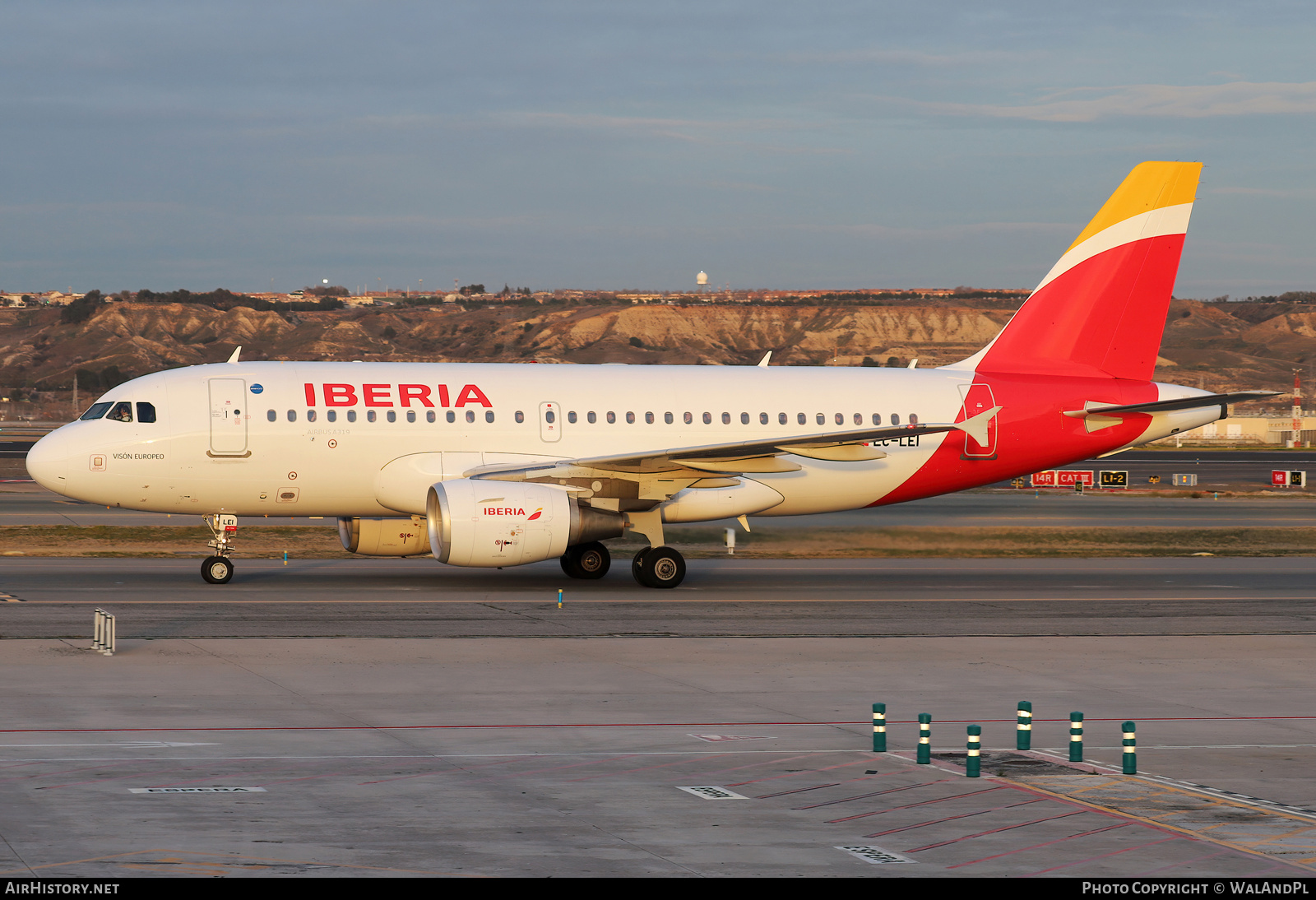 Aircraft Photo of EC-LEI | Airbus A319-111 | Iberia | AirHistory.net #784876