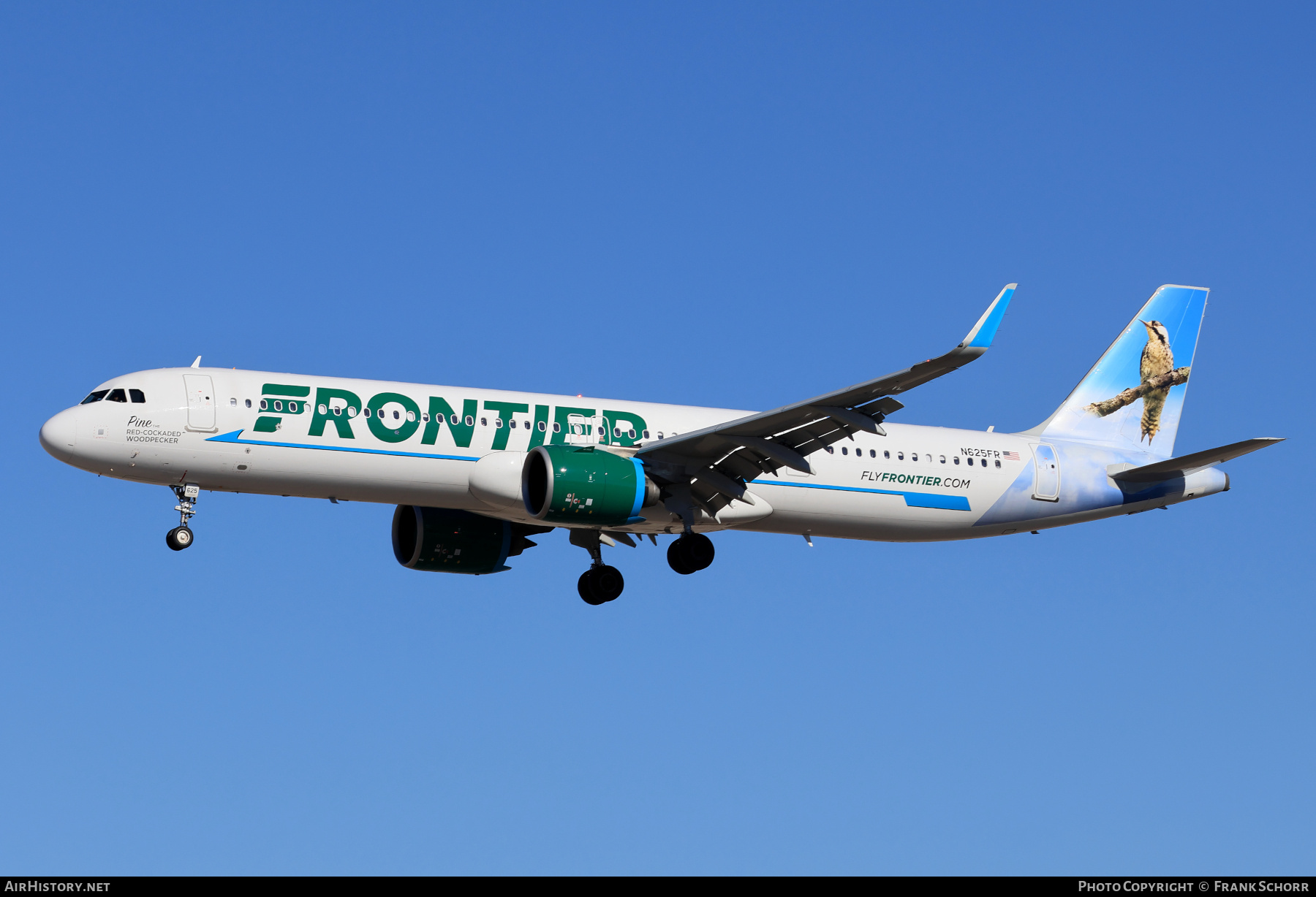 Aircraft Photo of N625FR | Airbus A321-271NX | Frontier Airlines | AirHistory.net #784913