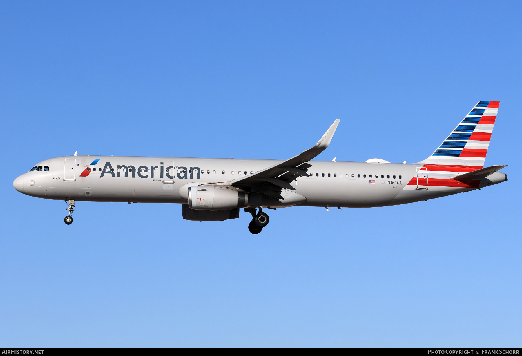 Aircraft Photo of N161AA | Airbus A321-231 | American Airlines | AirHistory.net #784916