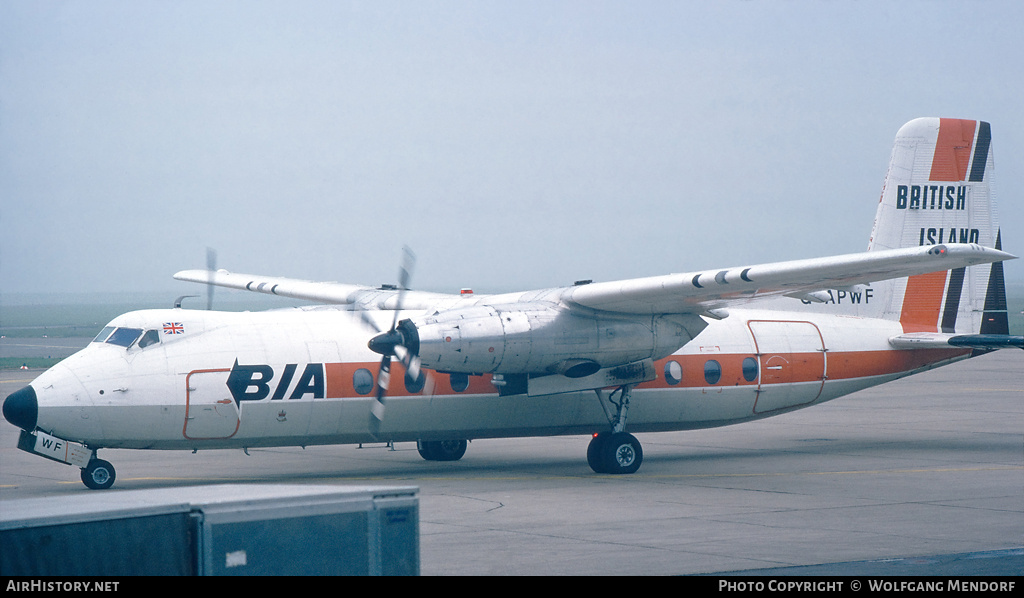 Aircraft Photo of G-APWF | Handley Page HPR-7 Herald 201 | British Island Airways - BIA | AirHistory.net #784929