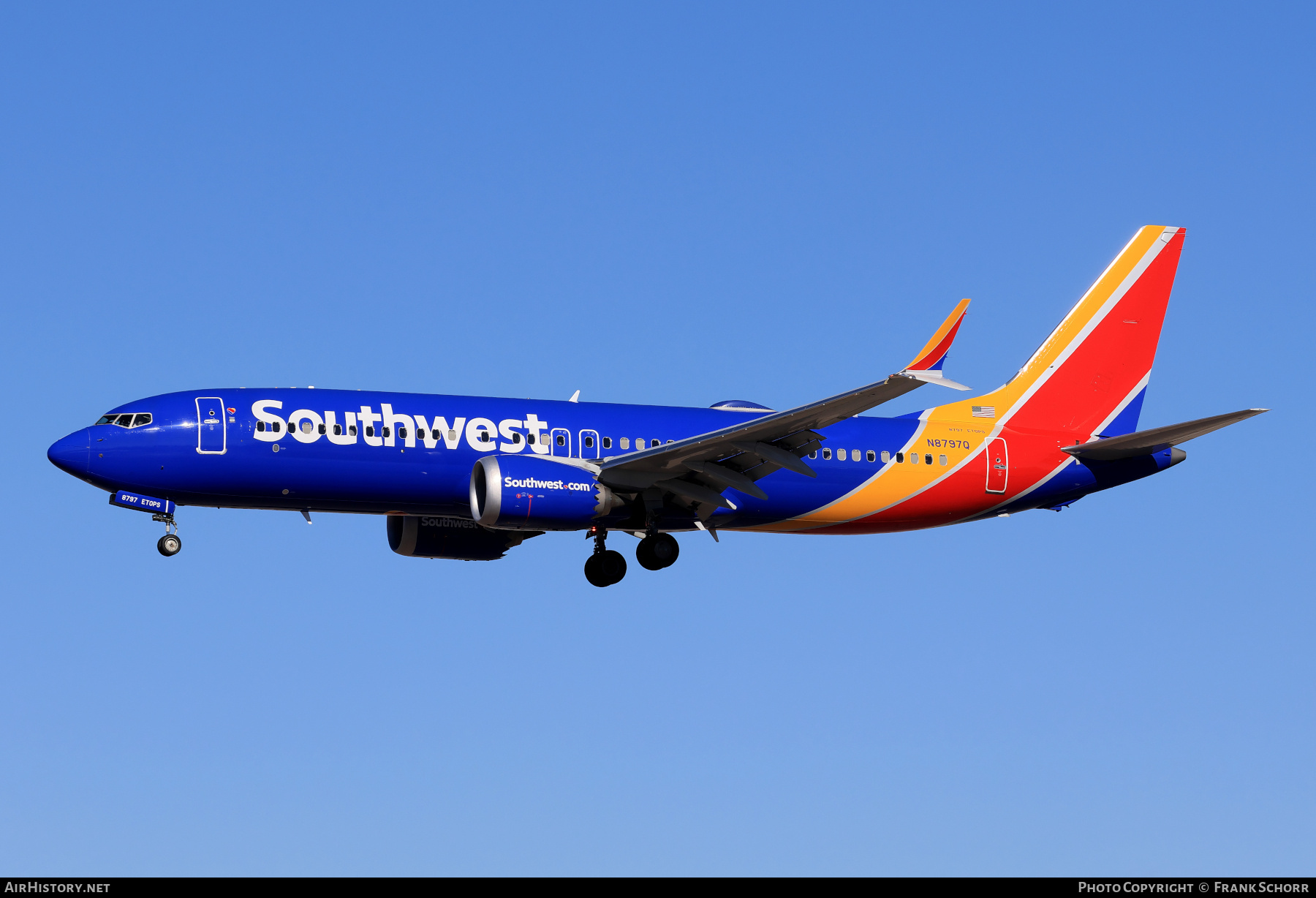 Aircraft Photo of N8797Q | Boeing 737-8 Max 8 | Southwest Airlines | AirHistory.net #784946