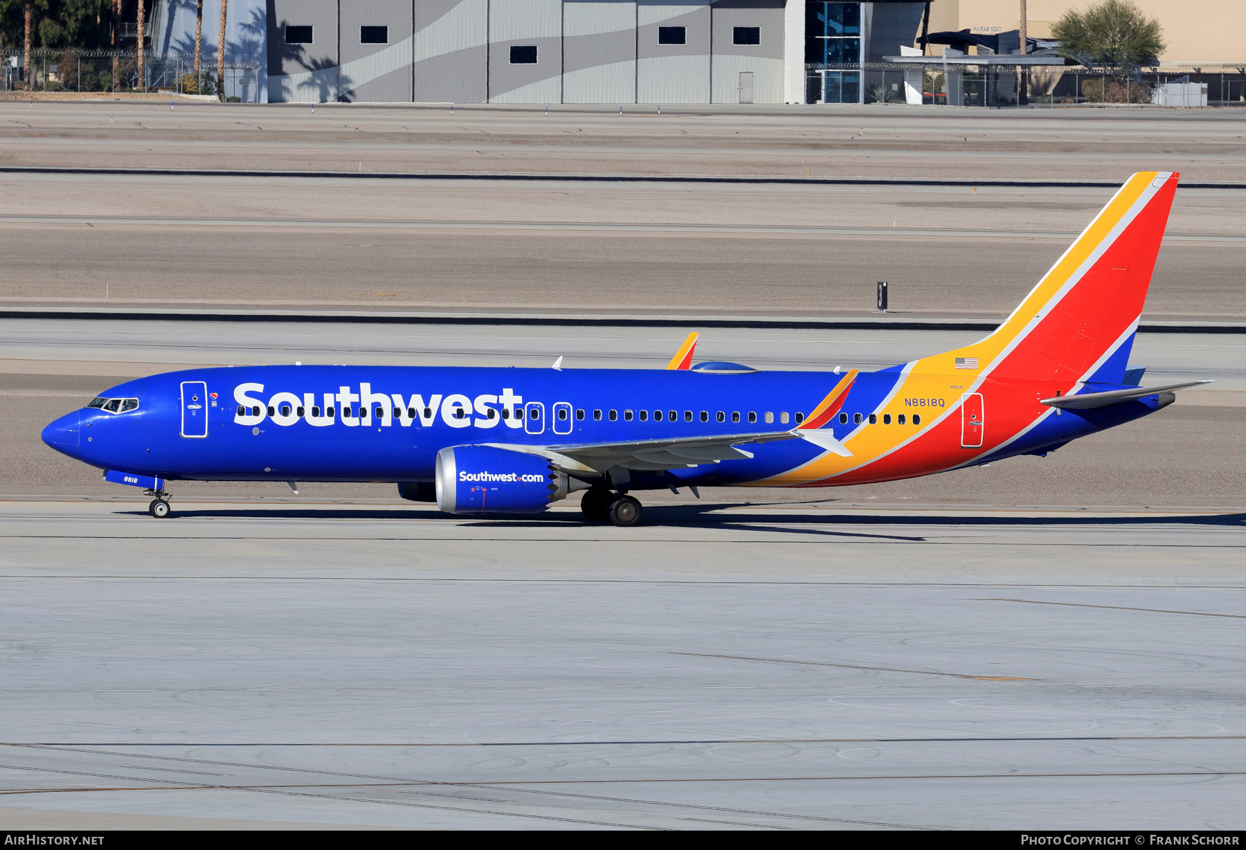 Aircraft Photo of N8818Q | Boeing 737-8 Max 8 | Southwest Airlines | AirHistory.net #784956