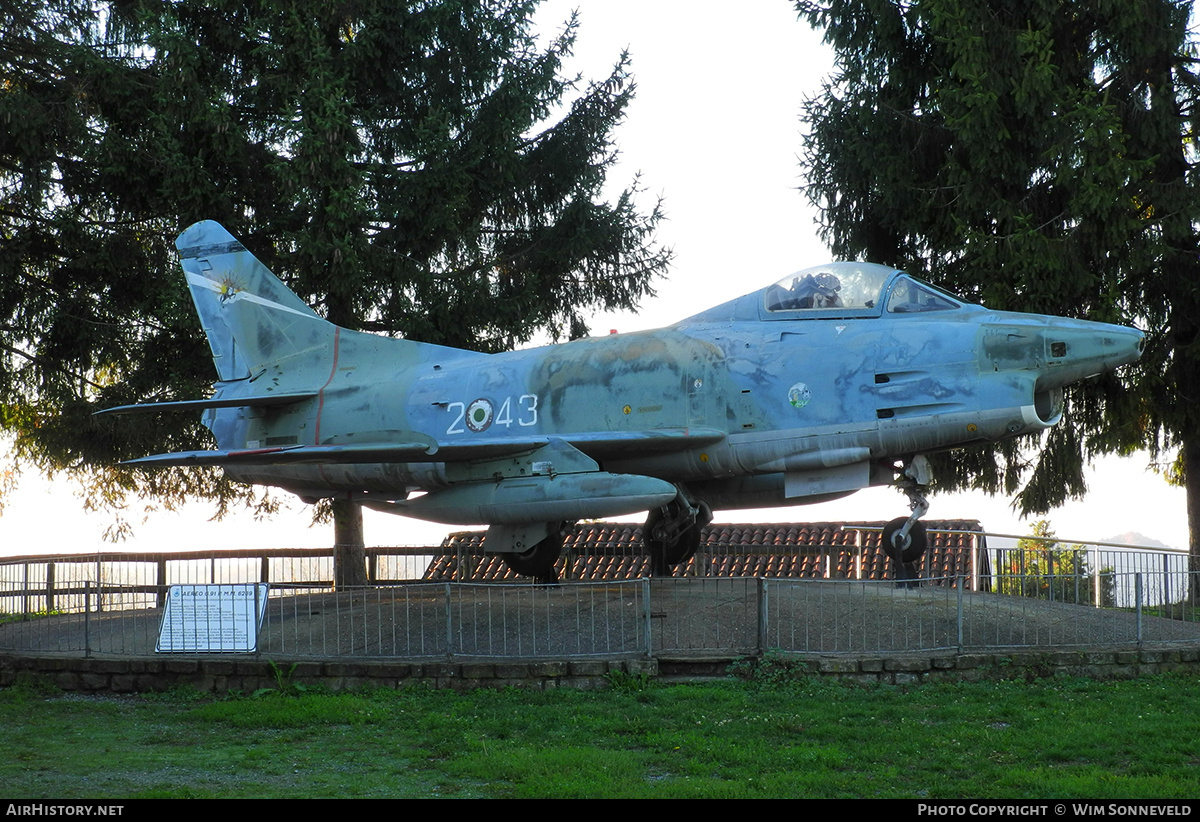 Aircraft Photo of MM6406 | Fiat G-91R/1B | Italy - Air Force | AirHistory.net #784971