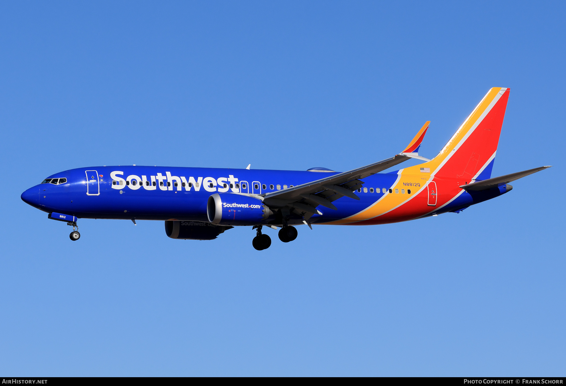 Aircraft Photo of N8812Q | Boeing 737-8 Max 8 | Southwest Airlines | AirHistory.net #784974