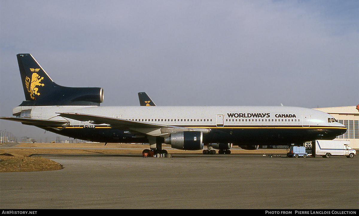 Aircraft Photo of C-FCXB | Lockheed L-1011-385-1 TriStar 1 | Worldways Canada | AirHistory.net #784980