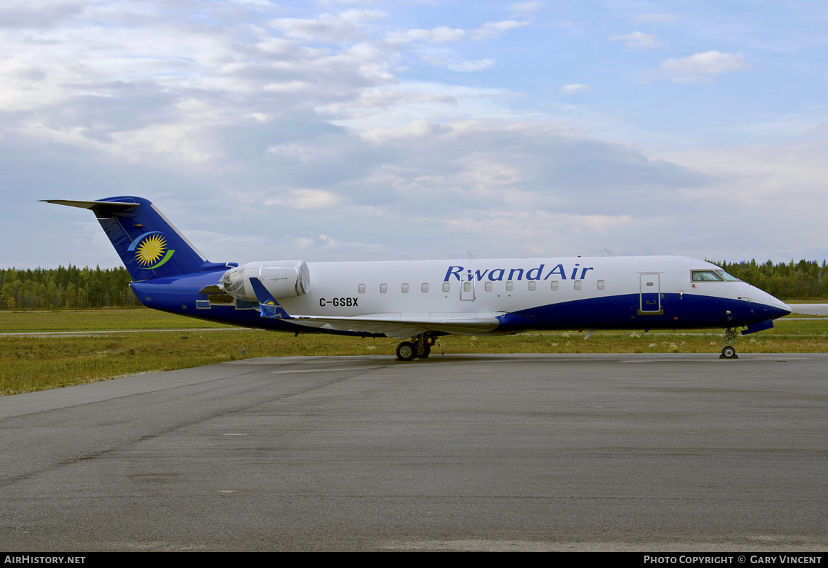 Aircraft Photo of C-GSBX | Bombardier CRJ-200ER (CL-600-2B19) | RwandAir | AirHistory.net #784984