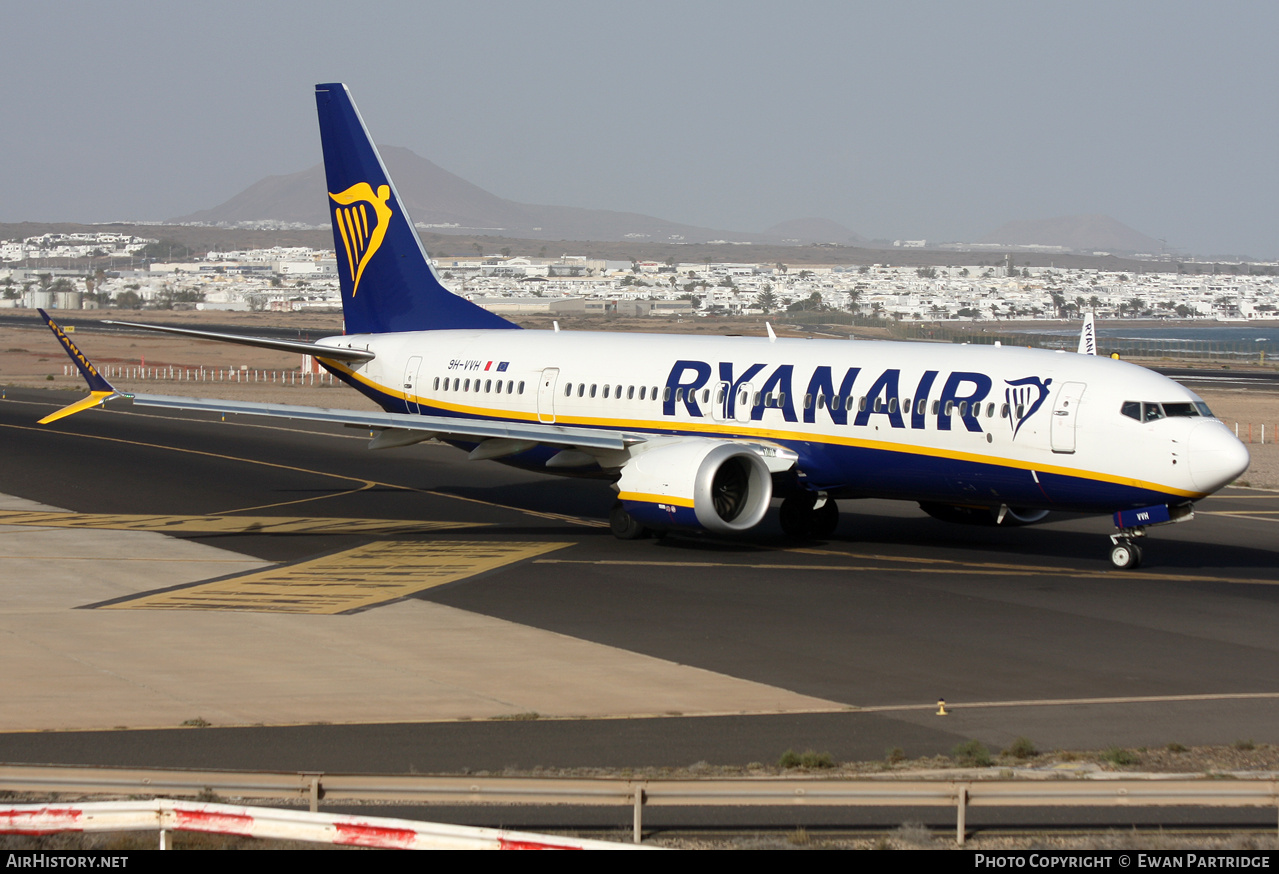 Aircraft Photo of 9H-VVH | Boeing 737-8200 Max 200 | Ryanair | AirHistory.net #784992