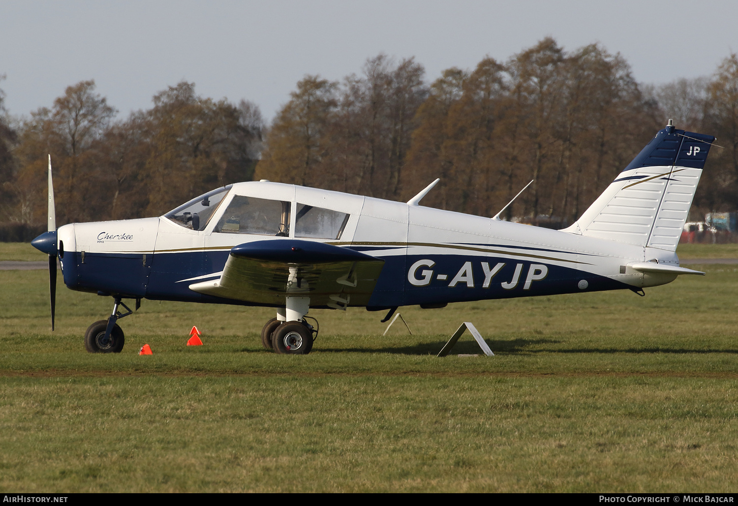 Aircraft Photo of G-AYJP | Piper PA-28-140 Cherokee C | AirHistory.net #785007