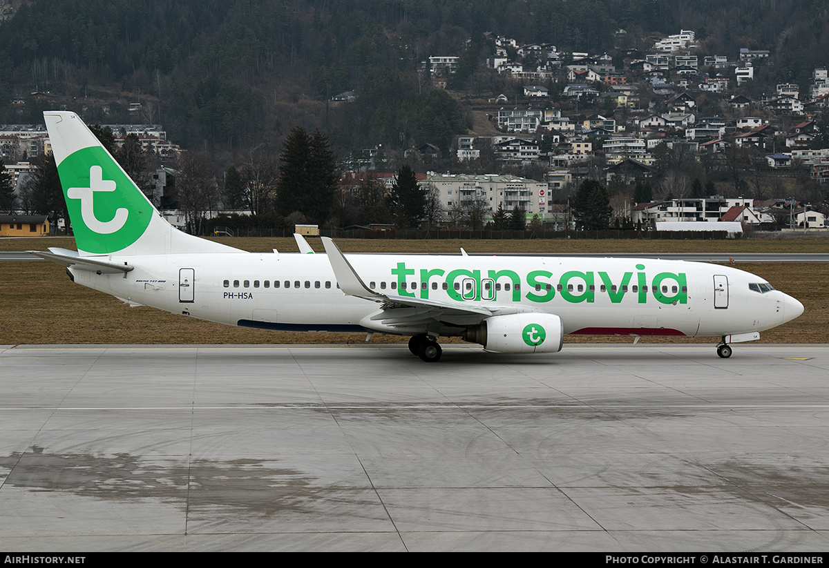 Aircraft Photo of PH-HSA | Boeing 737-8K2 | Transavia | AirHistory.net #785017