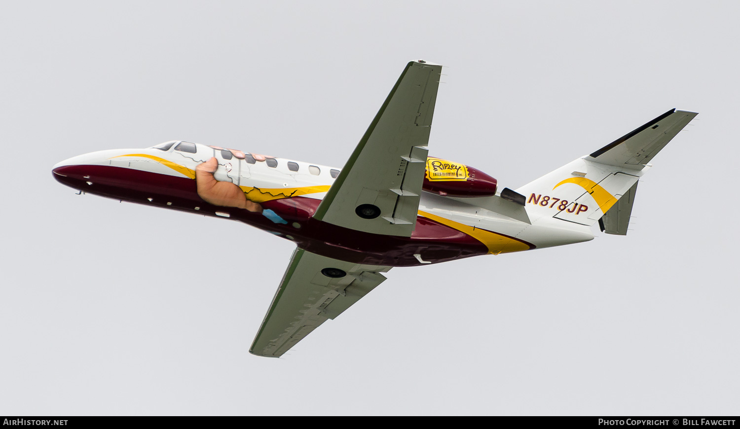 Aircraft Photo of N878JP | Cessna 525A CitationJet CJ2 | Ripley Entertainment | AirHistory.net #785042