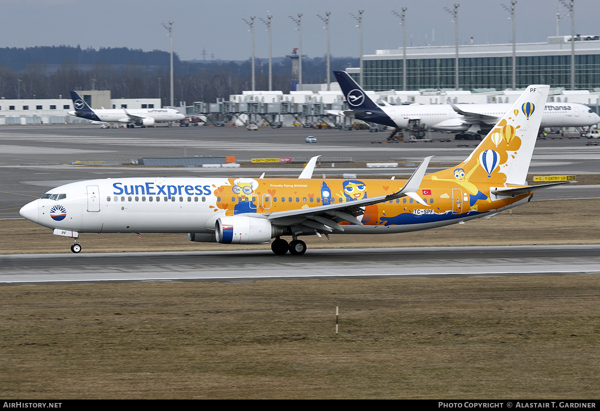 Aircraft Photo of TC-SPF | Boeing 737-8K5 | SunExpress | AirHistory.net #785047