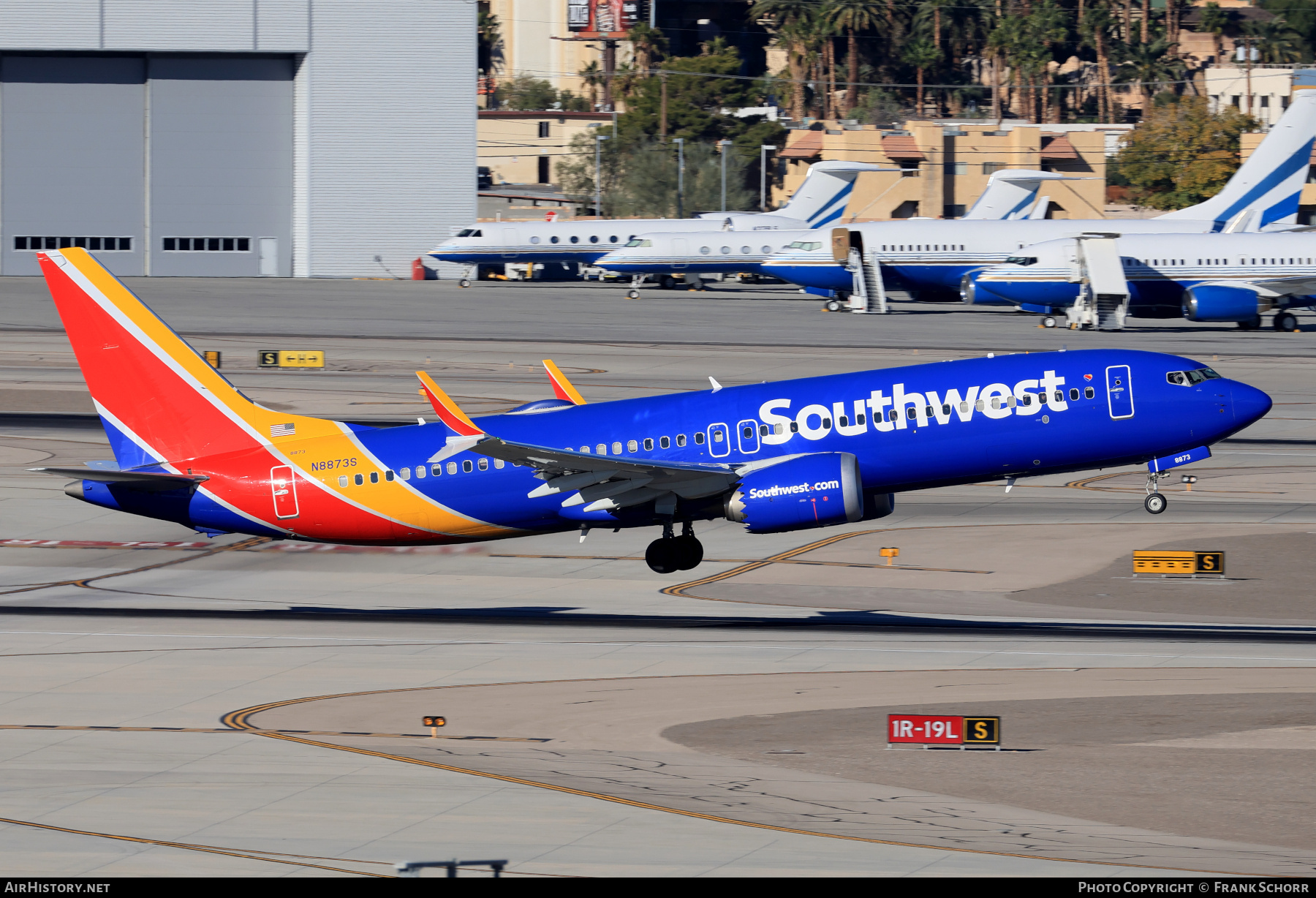 Aircraft Photo of N8873S | Boeing 737-8 Max 8 | Southwest Airlines | AirHistory.net #785056