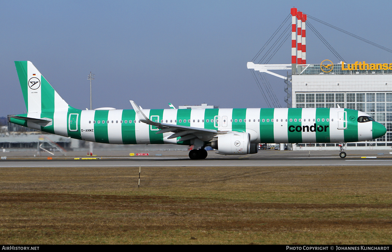 Aircraft Photo of D-ANMZ | Airbus A321-271NX | Condor Flugdienst | AirHistory.net #785059