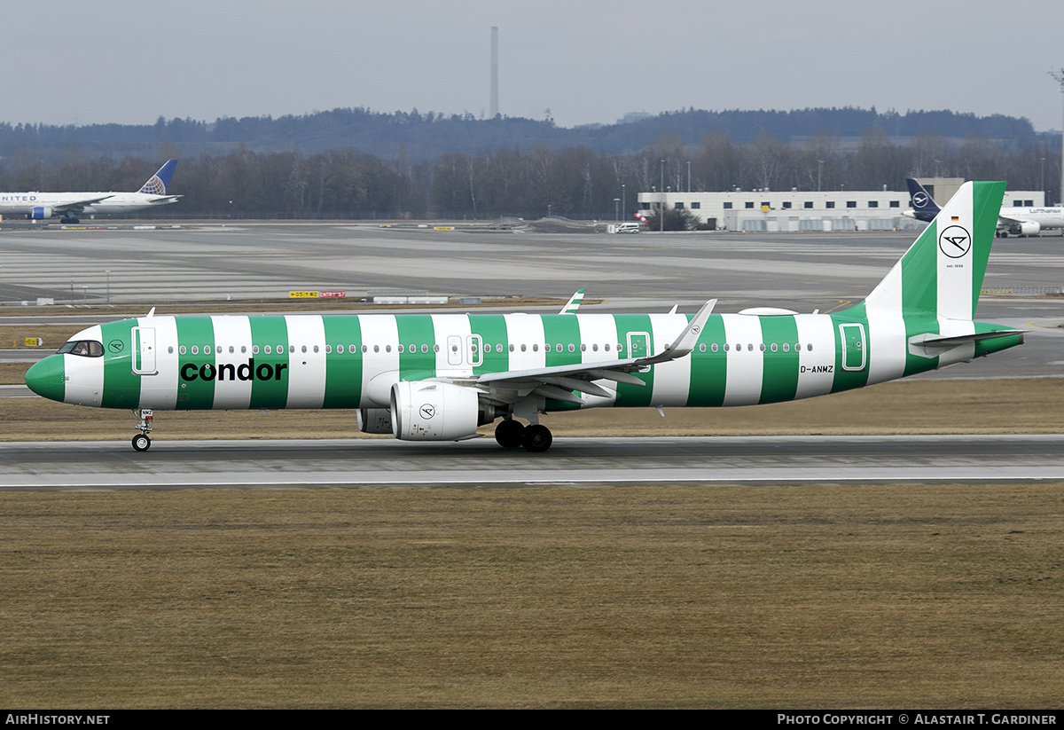 Aircraft Photo of D-ANMZ | Airbus A321-271NX | Condor Flugdienst | AirHistory.net #785083