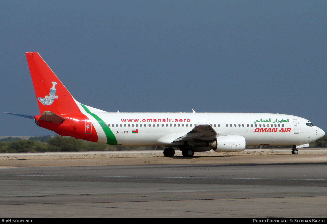 Aircraft Photo of OK-TVQ | Boeing 737-86N | Oman Air | AirHistory.net #785084