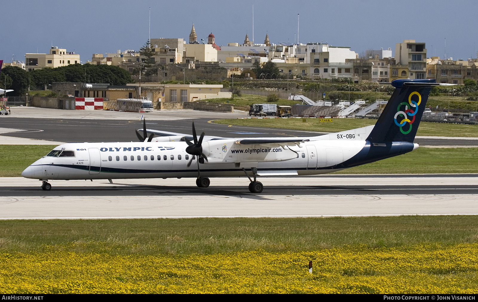 Aircraft Photo of SX-OBG | Bombardier DHC-8-402 Dash 8 | Olympic | AirHistory.net #785102
