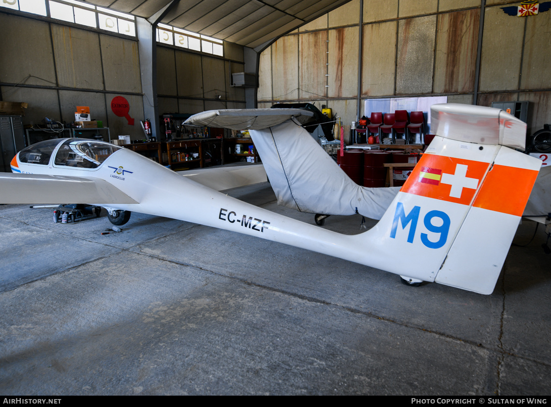 Aircraft Photo of EC-MZF | Grob G-103A Twin II Acro | AirHistory.net #785103