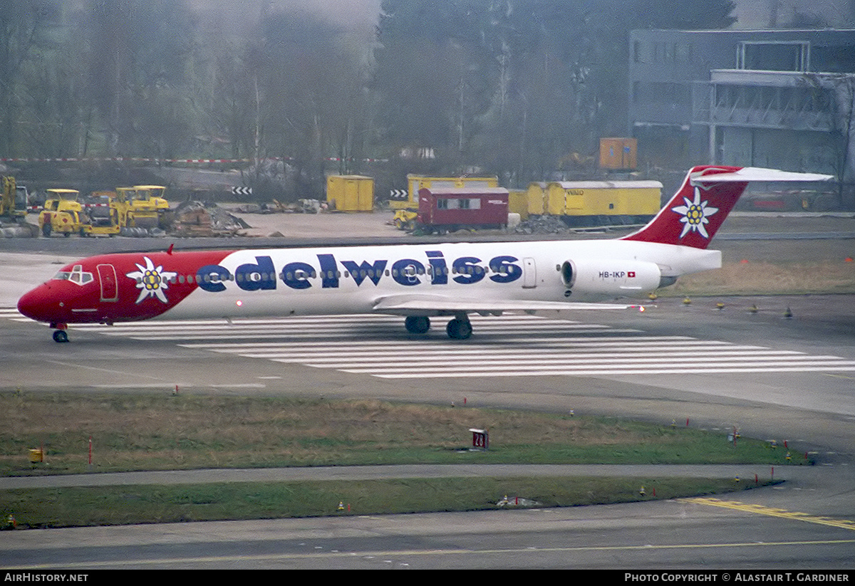 Aircraft Photo of HB-IKP | McDonnell Douglas MD-83 (DC-9-83) | Edelweiss Air | AirHistory.net #785115